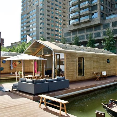 Wikkelboats At Floating Rotterdam Rijnhaven Villa Exterior photo