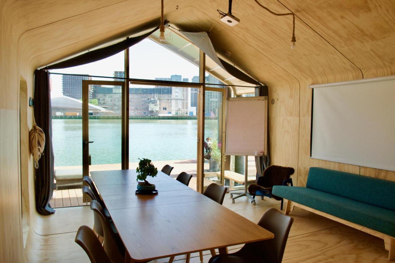 Wikkelboats At Floating Rotterdam Rijnhaven Villa Exterior photo