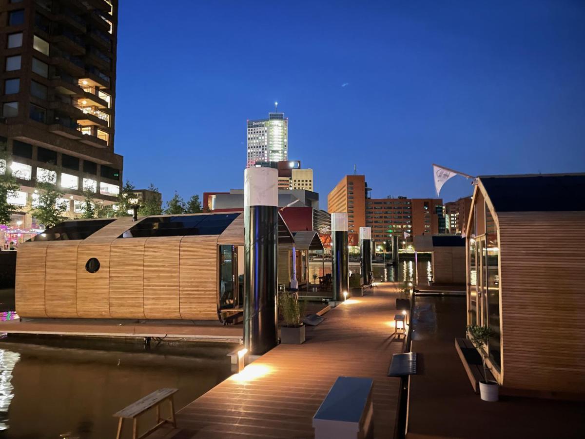 Wikkelboats At Floating Rotterdam Rijnhaven Villa Exterior photo