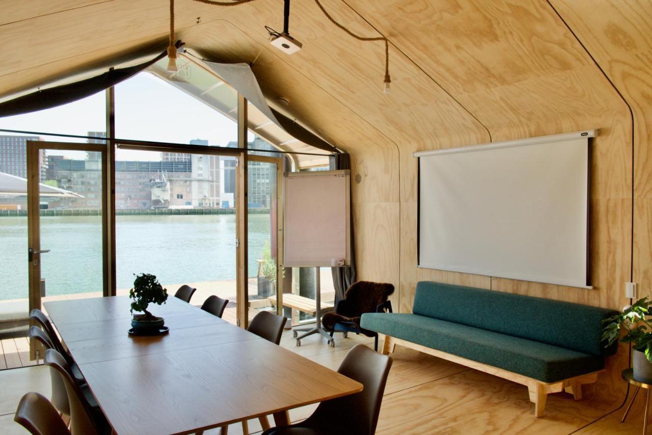 Wikkelboats At Floating Rotterdam Rijnhaven Villa Exterior photo